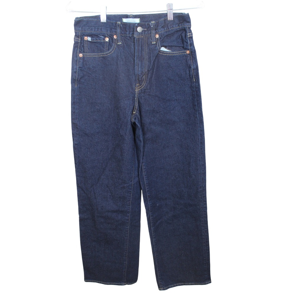 AE77 Stovepipe Jeans Women's Size 4‎ Dark Wash Organic Cotton Blend